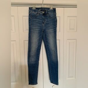 American Eagle Outfitters Blue Skinny Jeans Medium Wash